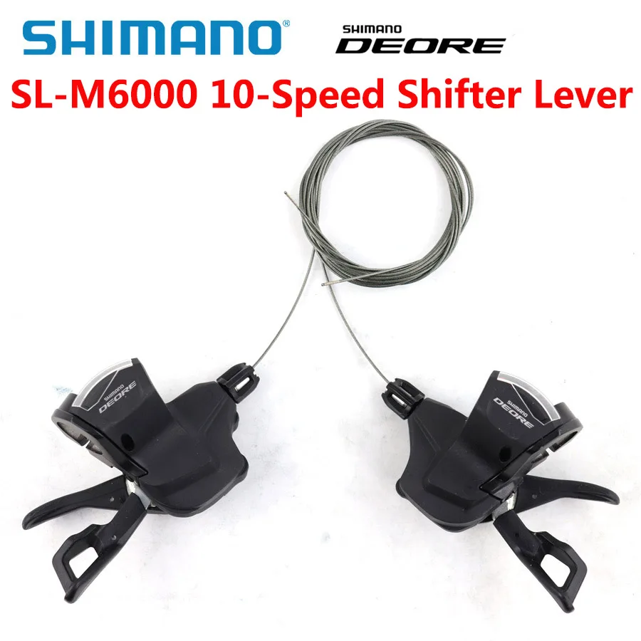 Рычаг переключения SHIMANO Deore SL M6000 рычаг скоростей 2/3x10 левый и правый MTB с