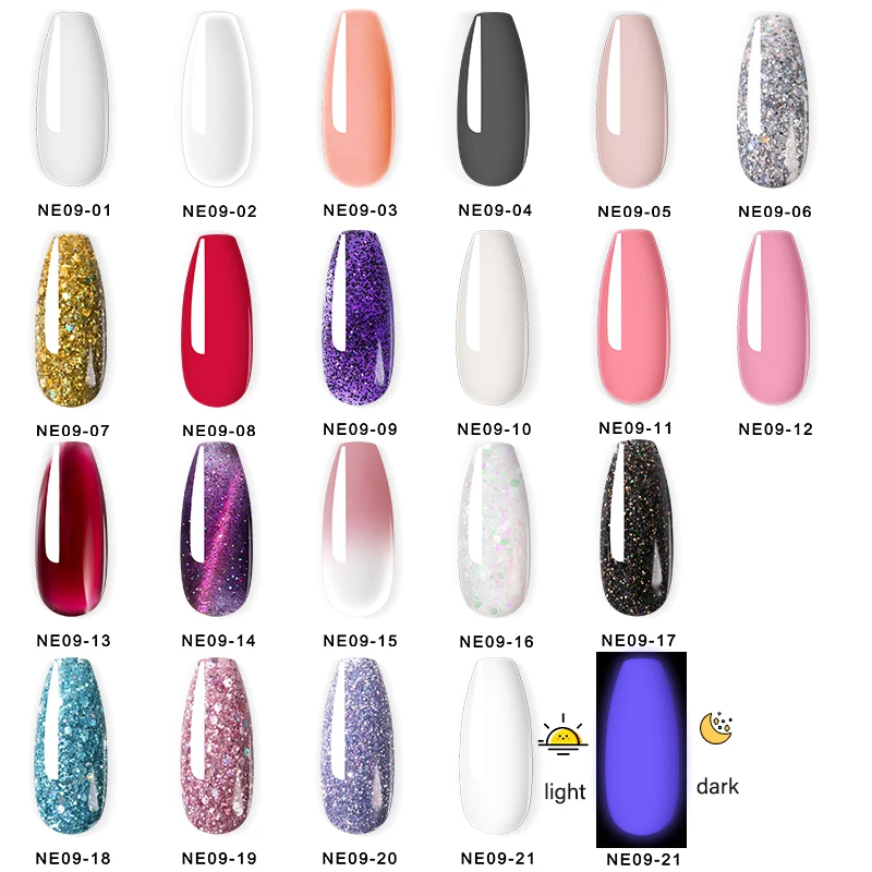 Полигель NAILWIND Блестящий полуперманентный Гибридный для наращивания ногтей 15 мл |