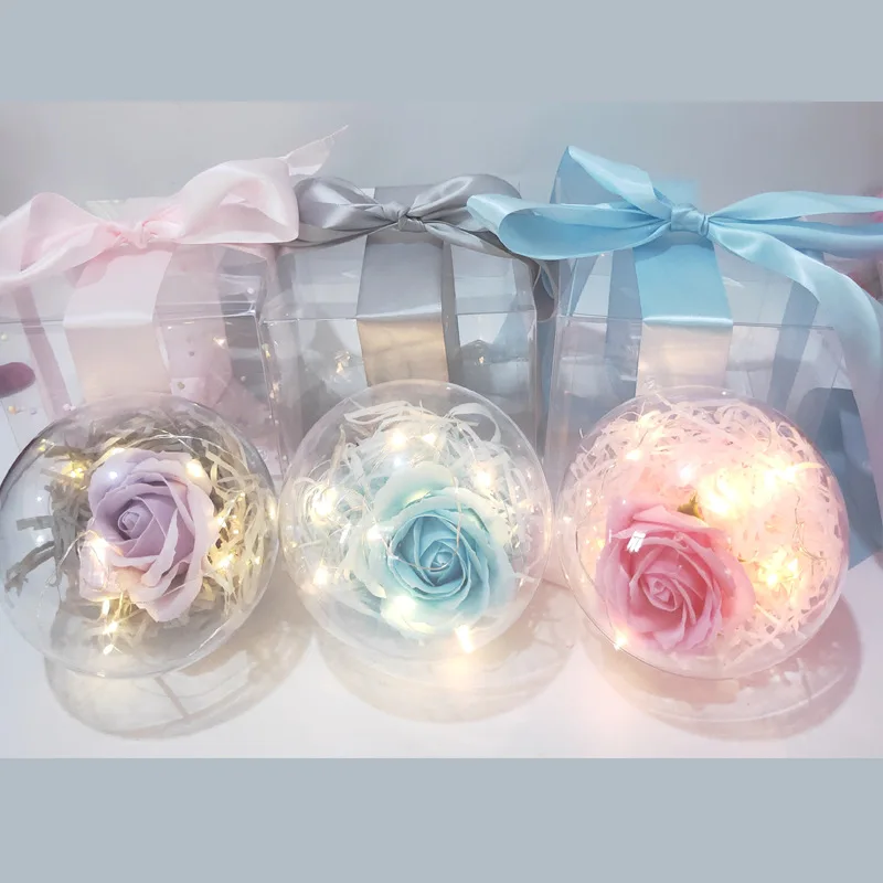 Фото Мыло роза светодиодные пластиковые бутылки для свадьбы - купить