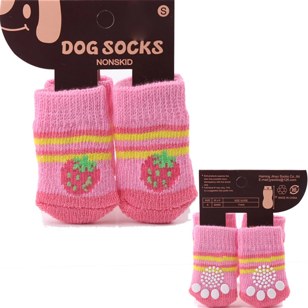 4 шт./компл. Рождественская фотография милые теплые чулки для домашних животных в