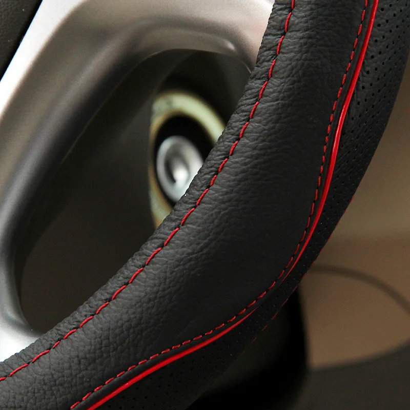 Universal Car PU Leather Steering-Wheel Covers Anti-slip Skidproof Durable for Mercedes benz A B R G Class GLK GLA w204 W251 | Автомобили