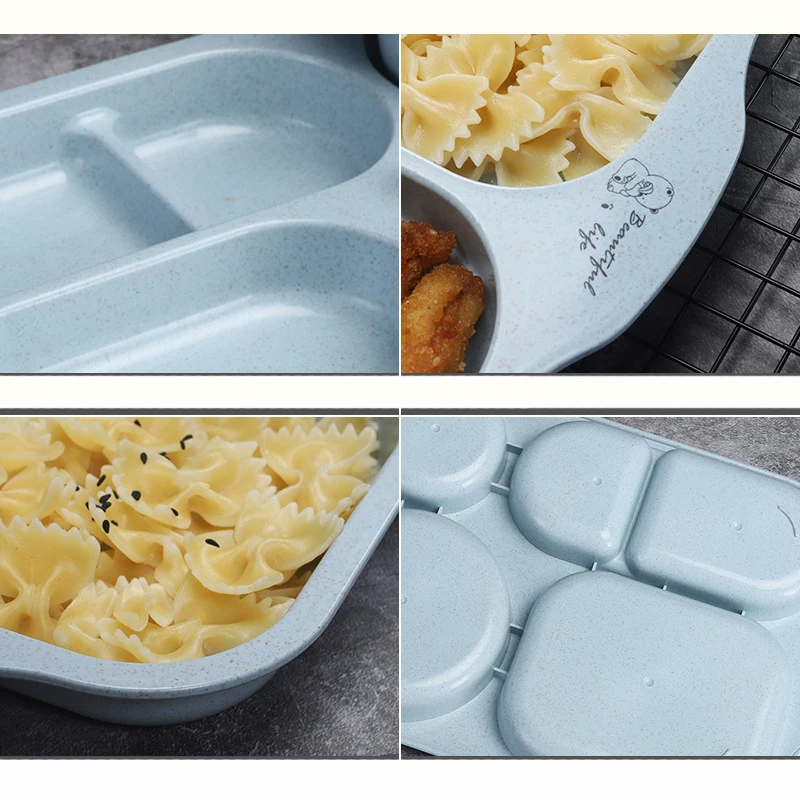 6 шт./компл. чаша для детской посуды набор миска из натурального бамбукового