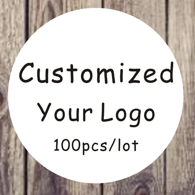 

Белая круглая наклейка на заказ, герметичная наклейка на свадьбу, годовщину, подарок, ярлык спасибо