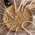 EN винтажное ожерелье-чокер для женщин, модные летние белые ожерелья с искусственным жемчугом, 2021 трендовые элегантные свадебные украшения