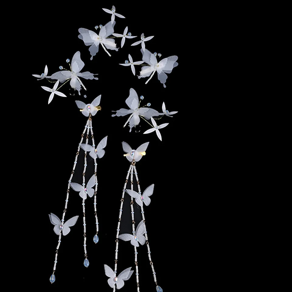 

Chinese Traditional Butterfly Hair Clip Women Handmade Metal Hairpin Fashion Classic Vintage Hair Accessories