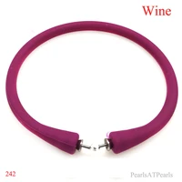 wholesale 6 5 inches160mm wine rubber silicone band for custom bracelet
