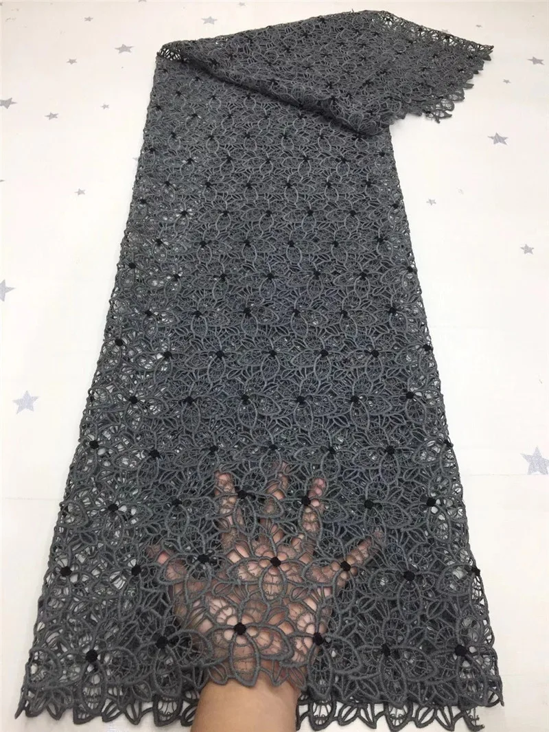 

Beautiful guipure lace fabric 5yards african water soluble lace fabric newarrival cord lace for women dress DP9301