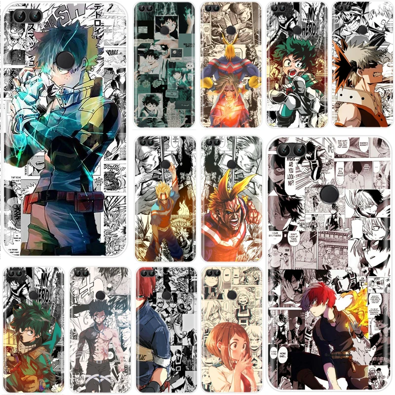 Чехол с японским аниме Моя геройская Академия мягкий силиконовый чехол из ТПУ