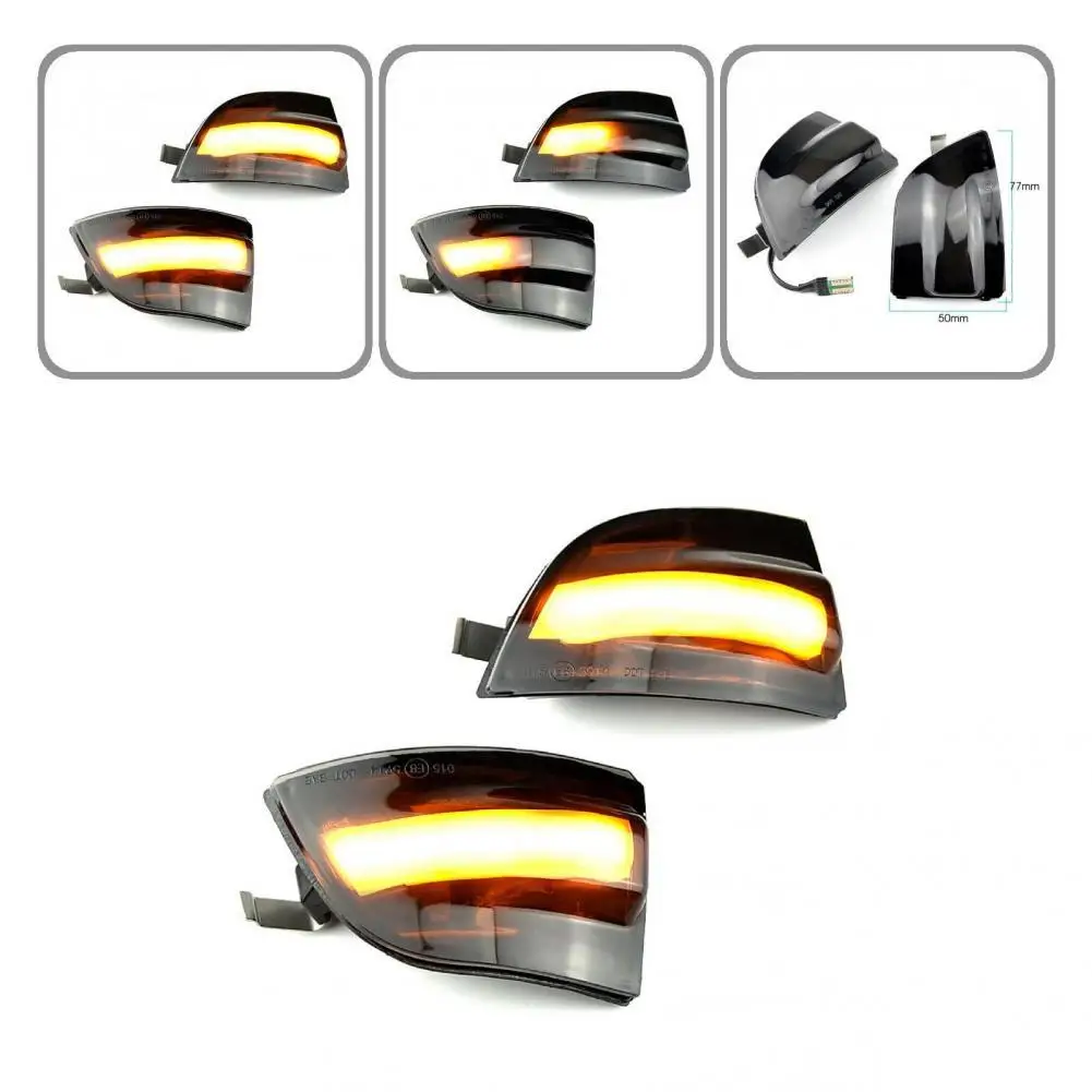 

2Pcs LED Indicator Anti-corrosive Waterproof Sturdy Blinker Light for Ford Focus MK2 C-MAX