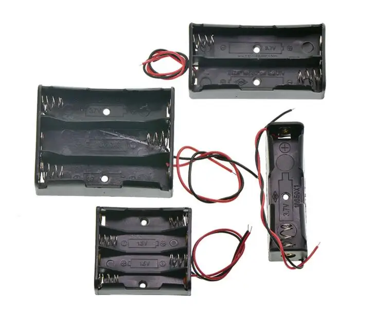 MasterFire 500 шт./лот 1x 2x 3x 4x AAA контейнер для хранения батарей держатель с 1 2 3 4 слотами