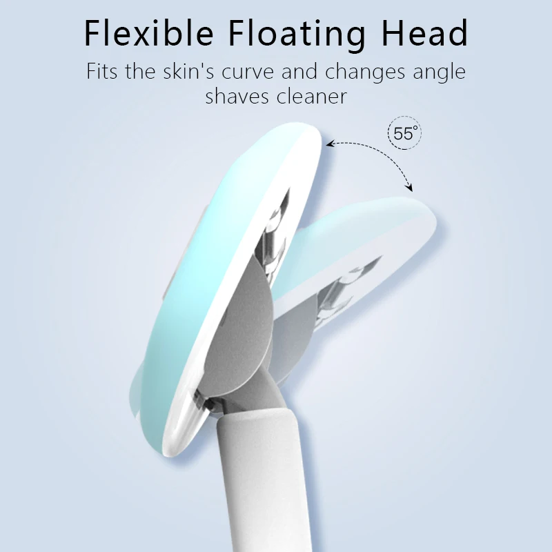 

4-layer Safety Razor Blade Women Razor Whole Body Hair Removal Facial Shaver With A Travel Razor Case