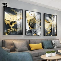 canvas painting for living room golden black texture nordic abstract canvas posters and prints wall art pictures wall decoration