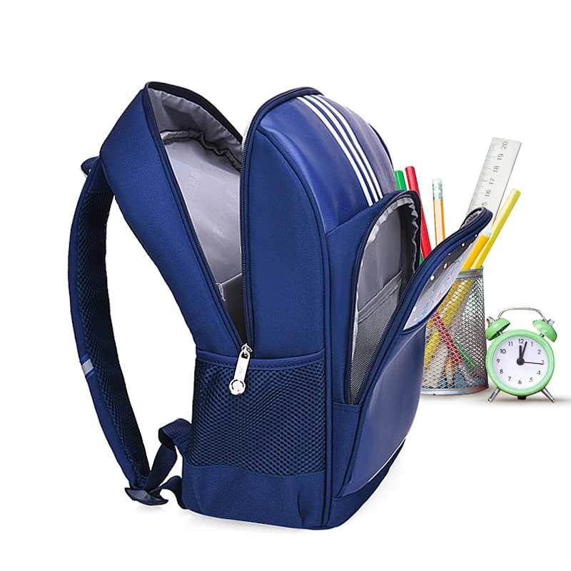 Новая ортопедическая сумка для начальной школы Одноцветный Детский рюкзак