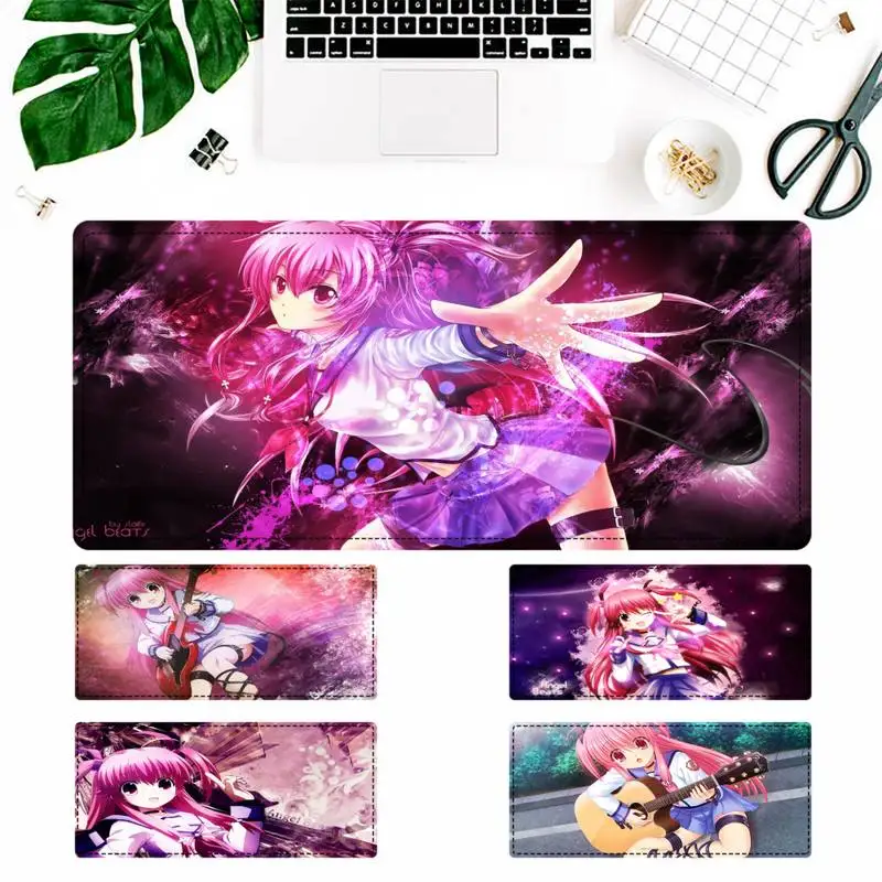 

Soft Angel Beats Yui Mouse Pad PC Laptop Gamer Mousepad Anime Antislip Mat Keyboard Desk Mat For Overwatch/CS GO