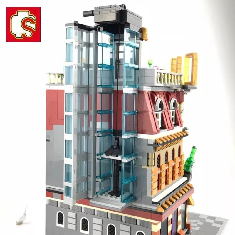 Sembo block ночной клуб бар курортный отель совместимый город МОС уличный вид 5в1