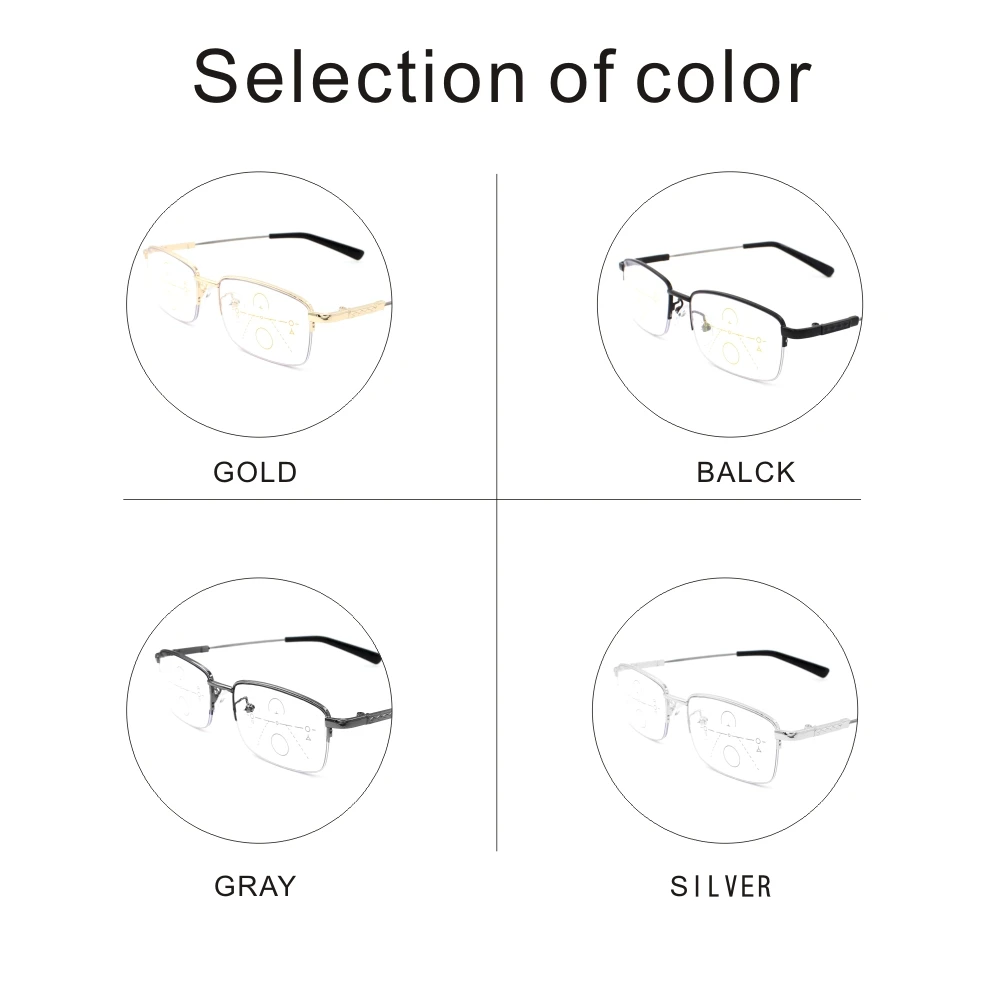 Мультифокальные Прогрессивные очки для чтения мужчин анти синий луч