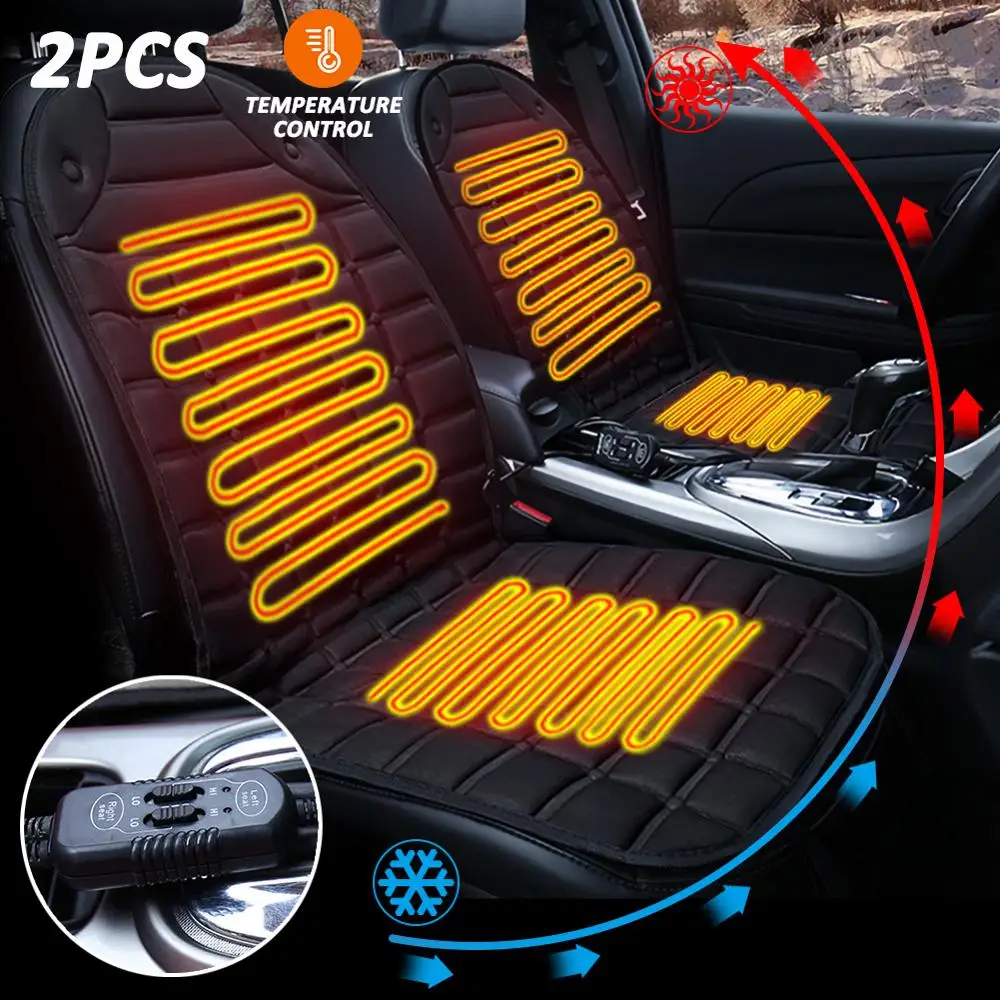 

Car Heated Seat Cover Universal Auto Seat Heating Cushion Hot Warmer 12V Automobile Cover Car Seat Protector For Dropshipping