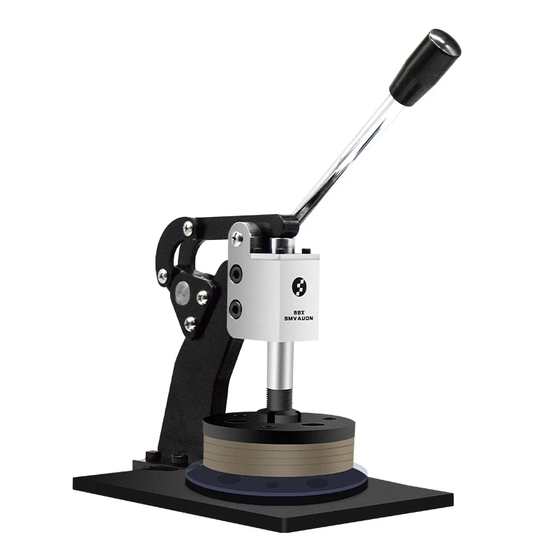 SMVAUONRound Sample Cutter Pressure Type Sampling Knife Hand Pressure Disc Sampler Brand Sample Collector Textile Fabric Machine