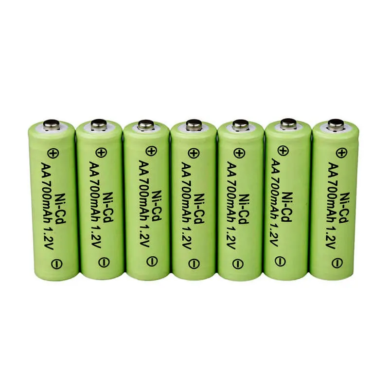 Новый AA Батарея 1 2 v 700mah Ni CD Перезаряжаемые батареи для пульта дистанционного