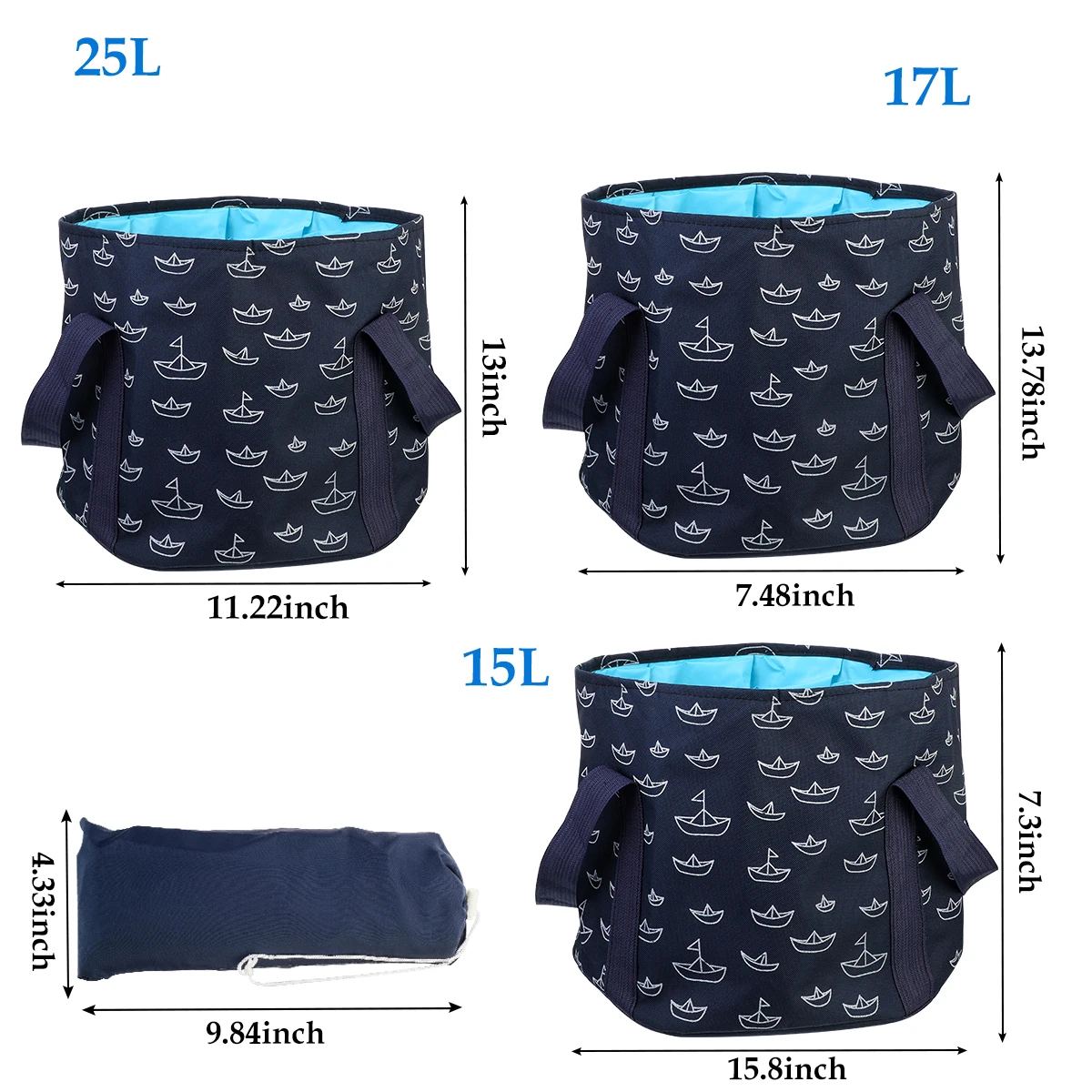 Складная раковина для путешествий кемпинга рыбалки хранилище ведро спа ванна