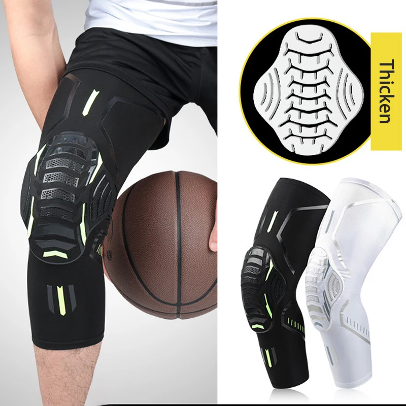 

New Sports Knee Pads Protection Honeycomb EVA Anti-Collision Leggings Men's Outdoor Basketball Climbing Riding Protective Gear