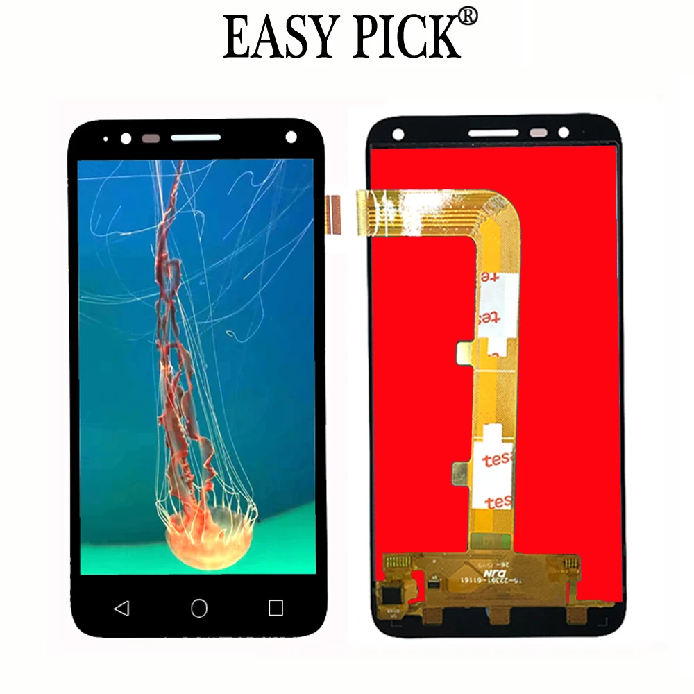 Для Alcatel Pop 4 5051D 5051J 5051M 5051X ЖК дисплей кодирующий преобразователь сенсорного