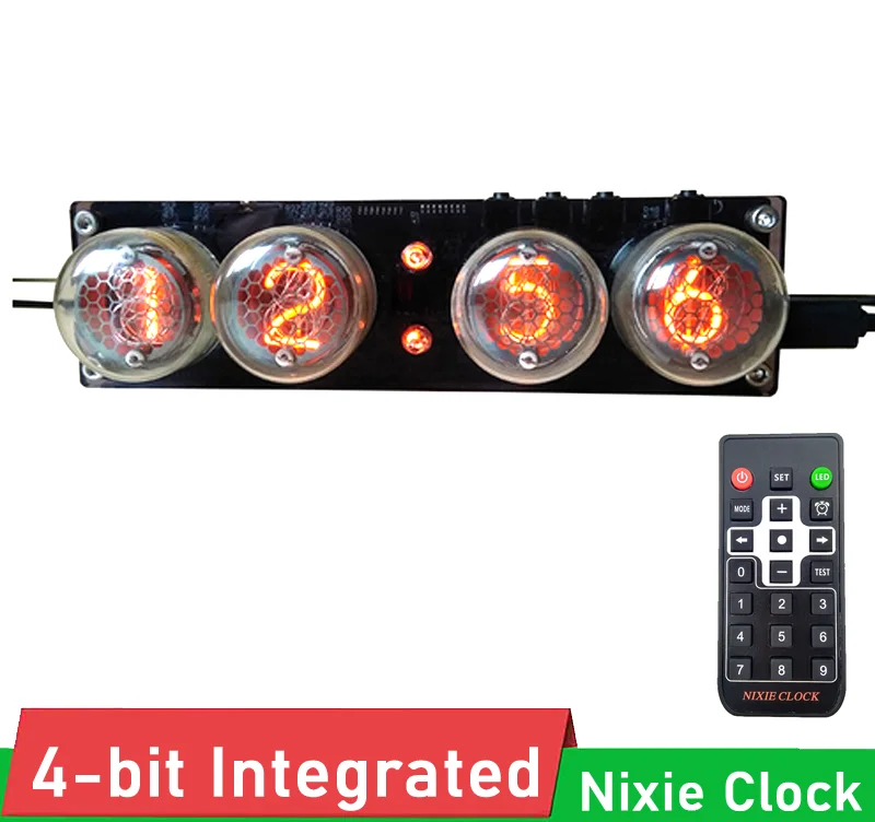 Glow Tube Clock Integrated time with  Remote control RGB LED DS3231 digital Nixie Clock QS30-1 SZ1-1 SZ3-1 SZ-8 ZM1020 Z560M