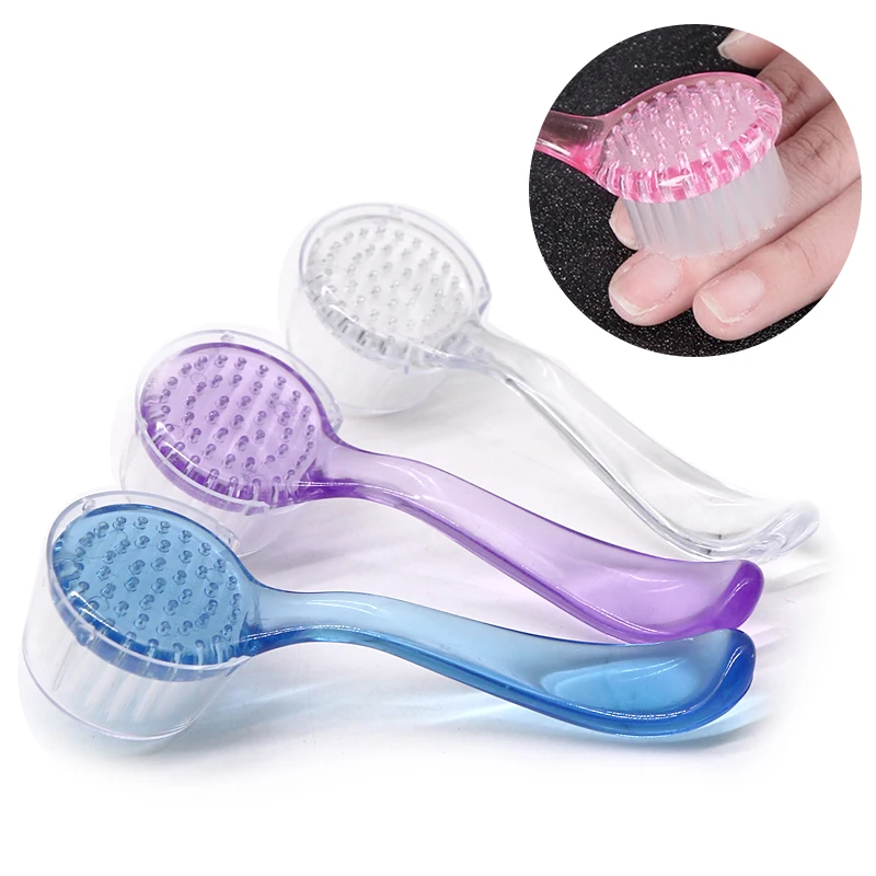 

Acrylic Nail Brushes Manicure Nail Art Brushes Pedicure Soft Remove Dust Plastic Cleaning UV Gel Nail Brushes File Tools