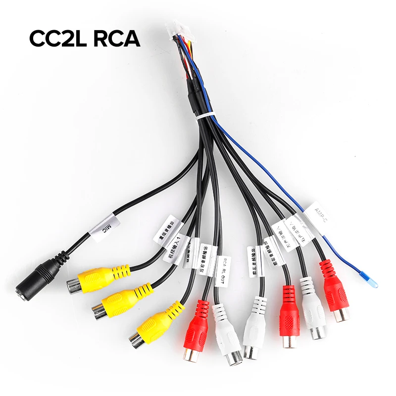 TEYES автомобиля в линию адаптер 8 RCA мини ISO RCA Aux-в Кабель-адаптер для Блау-punkt Grundig VDO CD плеер