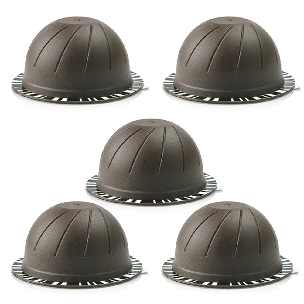 5Pcs/Set Disposable Refillable Coffee Filter Cup Capsule for Nespresso Vertuo | Дом и сад