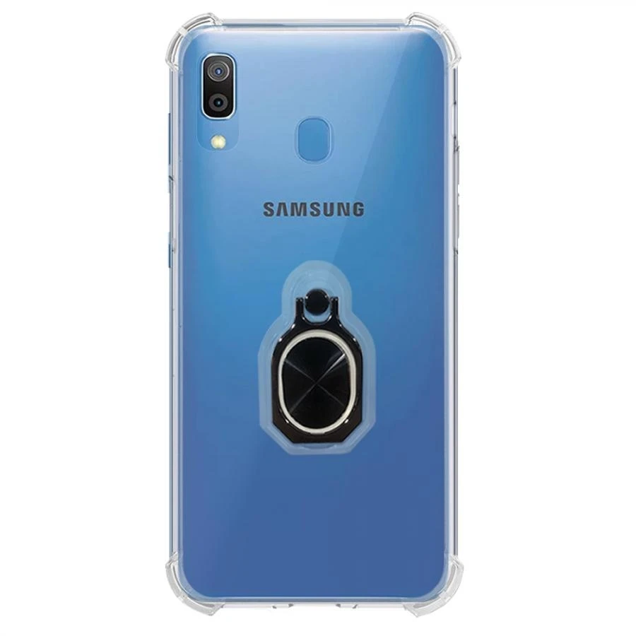 

Чехол для телефона, совместимый с Samsung Galaxy A30, воздушная подушка, кольцевой бак, прозрачный