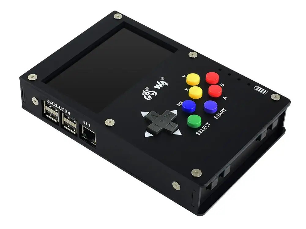 GamePi43-Pi4 Based on Pi with Pi4B-2GB 4.3inch IPS Display Portable Video Game Console | Компьютеры и офис