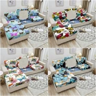 Чехол для дивана с 3D принтом бабочки, эластичное покрытие для угловых диванов, защита мебели от пыли