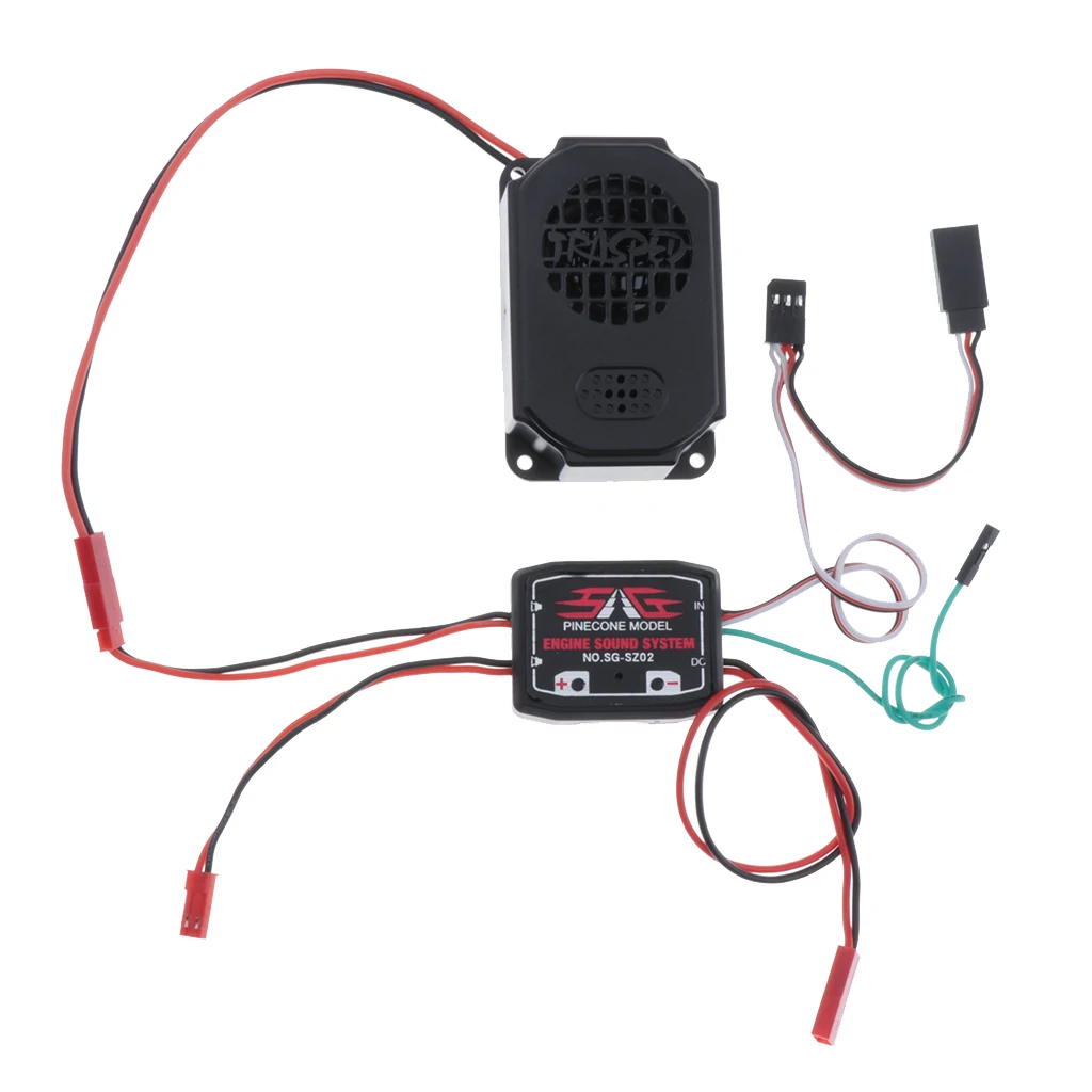 

1:10 RC Loundspeaker Sound w/ IC Control Module for HG-P408 RC Truck Accs