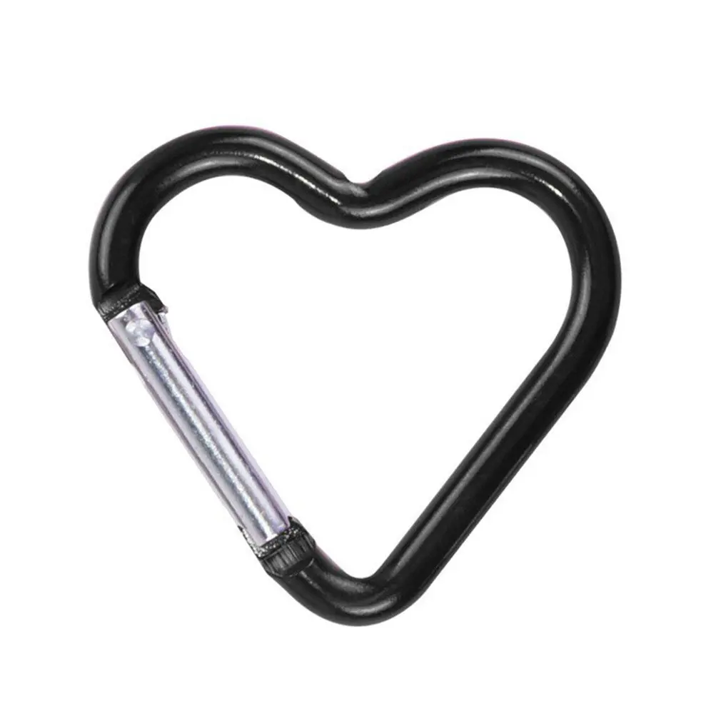 

Bold With Lock Heart Shape Carabiner Quick Hanging Carabiner Hanging Buckle Aluminum Alloy With Lock