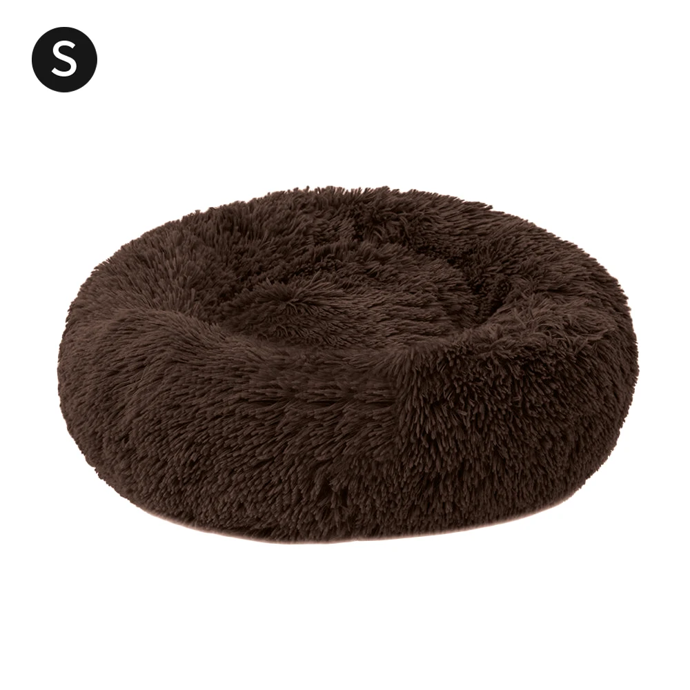 6 Long Plush Cat Bed Matress Super Soft Pet Bed Round Cat Mat Kennel Warm Sleeping Bag Puppy Cushion Mat Portable Cat Supplies - Цвет: 6