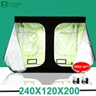 Домашняя светодиодсветодиодный палатка BEYLSION для выращивания растений, 240x120x200 см, система нетоксичного выращивания растений, комнатное садовое водонепроницаемое освещение для выращивания растений