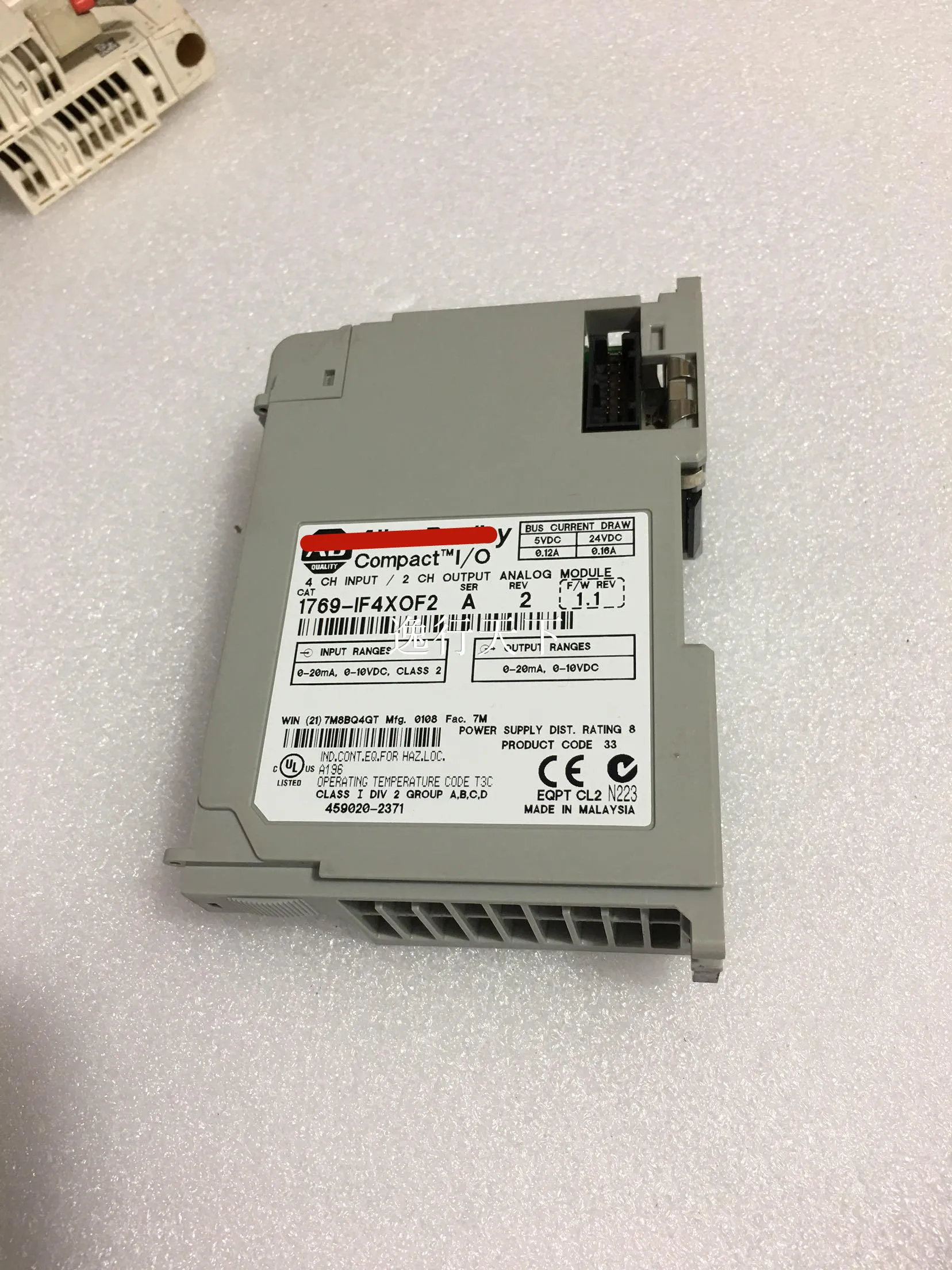 

Original 1769-IF4XOF2 redundant power supply