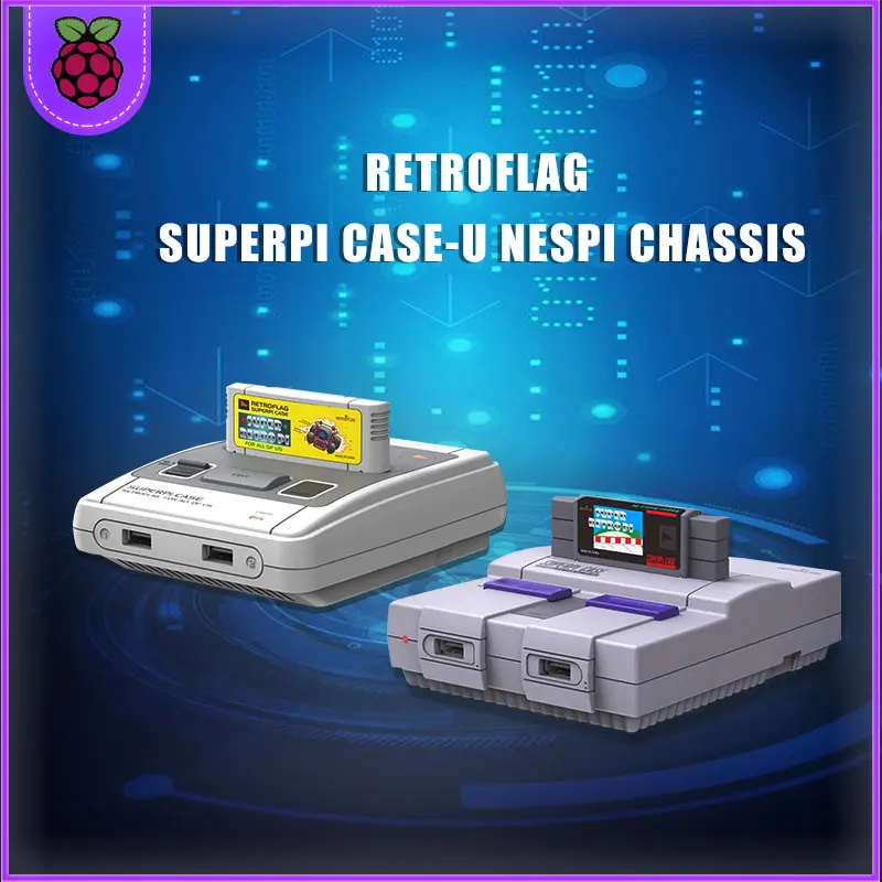 Retroflag SUPERPi чехол-J NESPi чехол/Чехол-U con ventilador coelling для Raspberry Pi 3B плюс (3B + общее