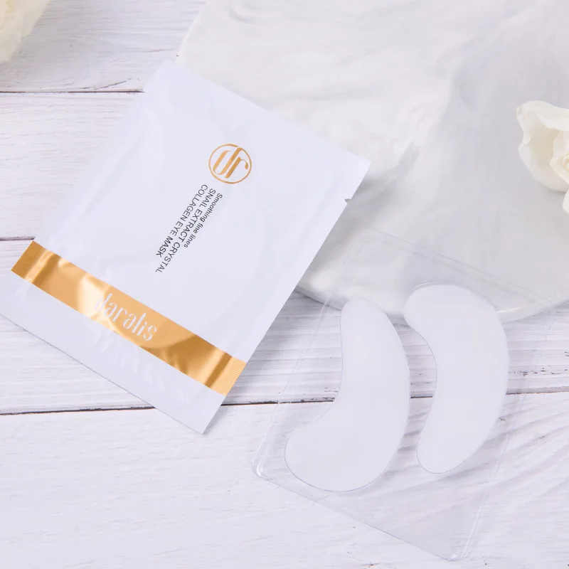 Маска для глаз Daralis 20 шт. коллагеновая маска с кристаллами улитки против морщин