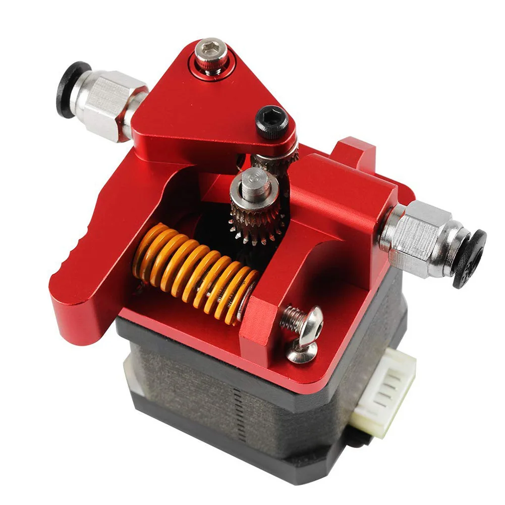 

3D Printer Extruder Upgraded Metal Adapter Dual Drive Extrusion Kit For MK8 3D Printer Accessories Red Dremel Herramientas