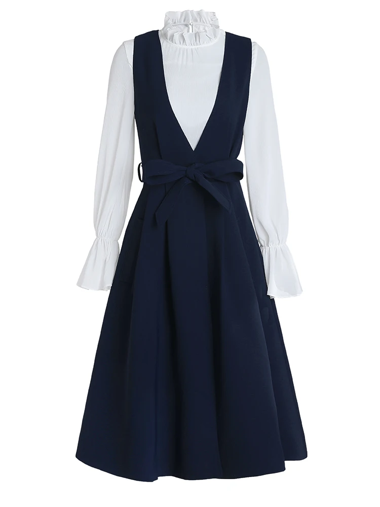 

Early autumn socialite graceful suit elegant two-piece suit Western style vest skirt early autumn vest age-reducing chiffon