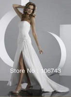 free shipping 2016 new style hign quality white sexy bride wedding sweet princess custom size small tail homecoming dress