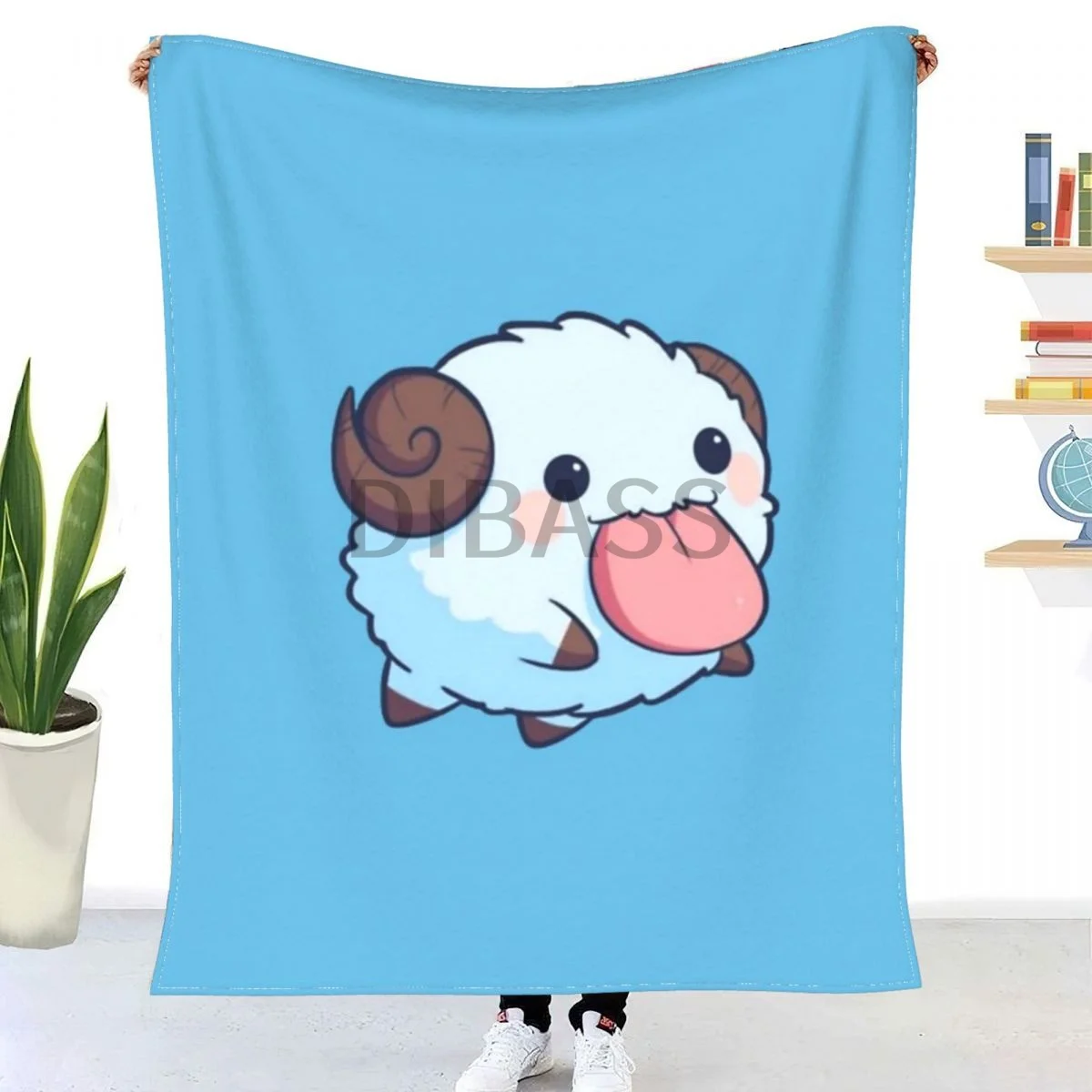 

Одеяло Poro из фланели с 3D принтом