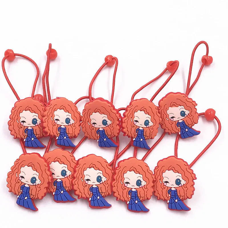 10 шт оптом мультфильм Аврора принцесса икона головы одежда новое поступление ПВХ