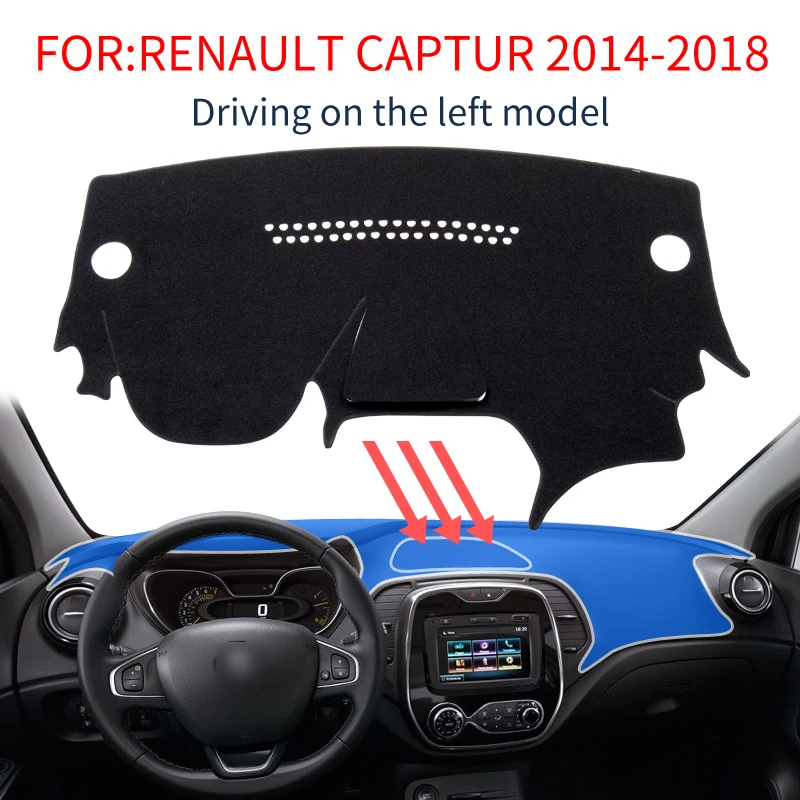 Smabee Dash коврик Dashmat для Renault Captur 2014 2015 2016 2017 2018 аксессуары приборной панели