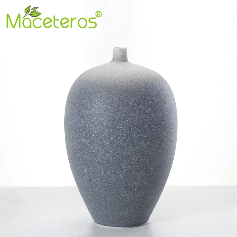 Скандинавская простая керамическая ваза Ins для дома гостиной обеденного стола с