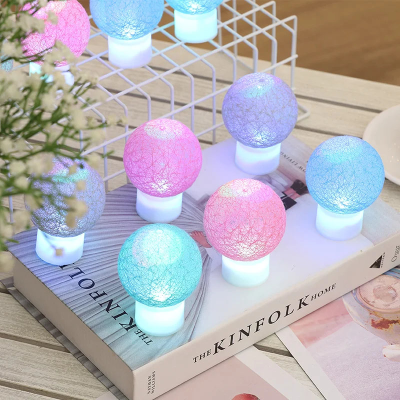 Хлопковая настольная лампа шар ночник в виде свечи предложение брак признание