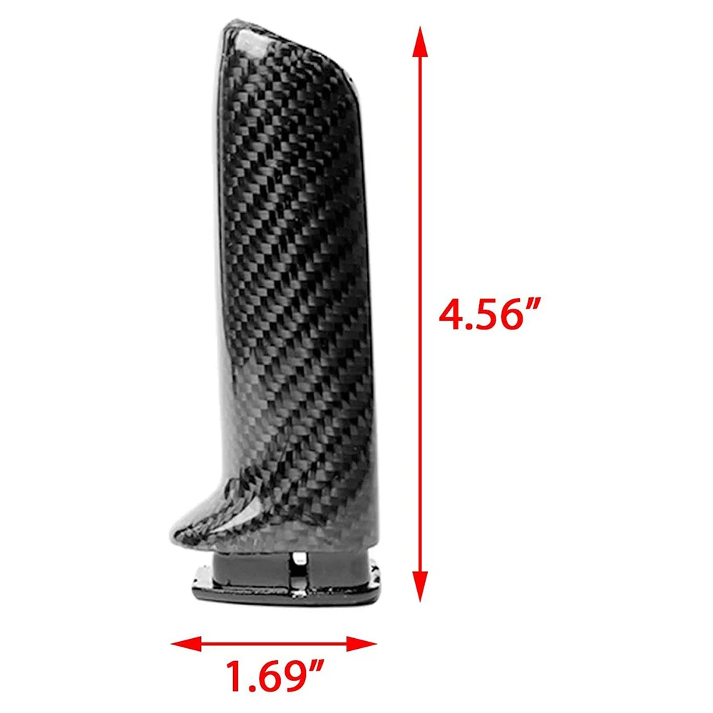 

Car Handbrake Grips Cover Carbon Fiber Black Interior Trim for Bmw E46 E90 E92 E60 E39 F30 F34 F10 F20 Accessories