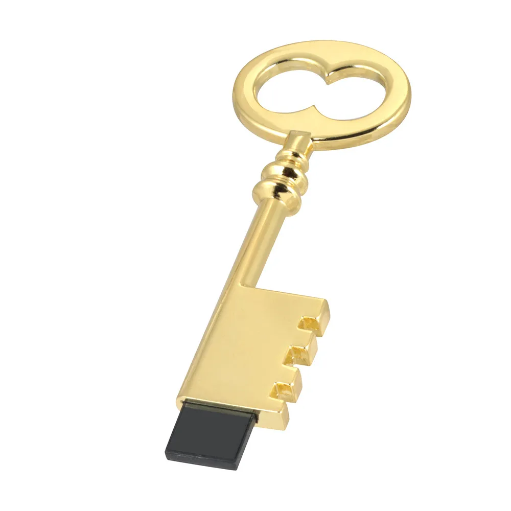 USB Flash Memory Drive 16GB Vintage Key 2.0 Metal Stick Storage Thumb Digital U Disks Micro Sd Drive-L830 | Компьютеры и офис